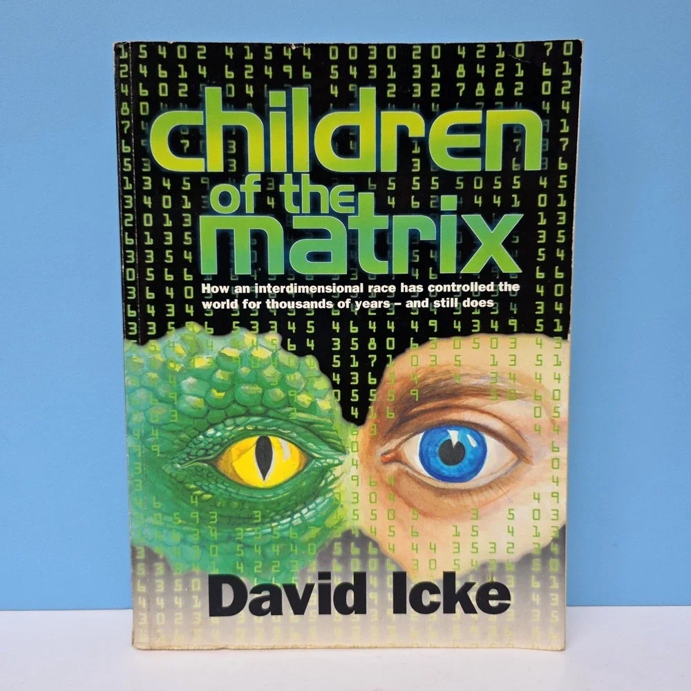 David Icke Book Lot of 3 • Children of the  Matrix, Tales from the Time Loop ...